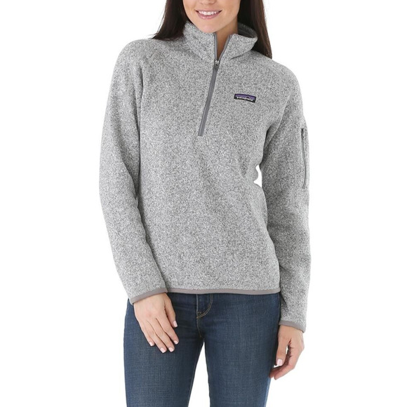 Patagonia Sweaters - Patagonia Better Sweater 1/4 Zip Fleece Pullover Gray Women's Size Small